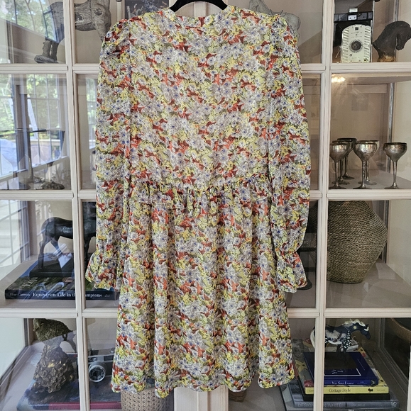 & other stories floral ruffled mini dress cottagecore - Picture 12 of 13